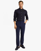 Men's Black Formal Regular Fit Solid Full Sleeves Shirt