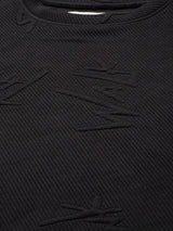 Men's Black Casual Regular Fit Solid Full Sleeves Co-ords Set