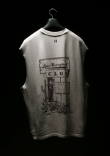 Unisex Beige Casual Regular Fit Printed Sleeveless Tank