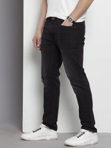 Men's Black Casual Slim Fit Jeans