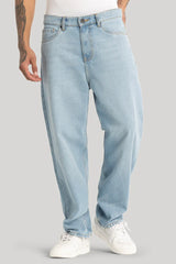 Men's Blue Casual Regular Fit Solid Jeans