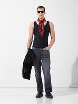 Men's Gray Casual Regular Fit Jeans