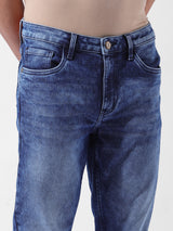Men's Blue Casual Slim Fit Jeans