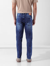 Men's Blue Casual Slim Fit Jeans