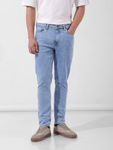 Men's Blue Casual Slim Fit Jeans