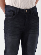 Men's Blue Casual Slim Fit Jeans