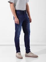 Men's Blue Casual Slim Fit Jeans