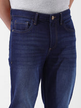 Men's Blue Casual Slim Fit Jeans
