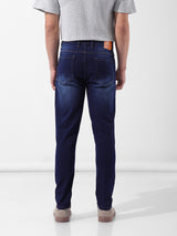 Men's Blue Casual Slim Fit Jeans