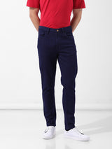 Men's Blue Casual Slim Fit Jeans
