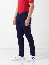 Men's Blue Casual Slim Fit Jeans