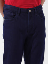 Men's Blue Casual Slim Fit Jeans