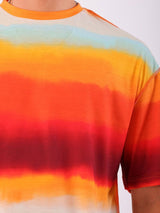Men's Multicolour Casual Oversized Fit Solid Half Sleeves Tshirt
