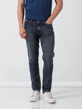 Men's Blue Casual Slim Fit Jeans