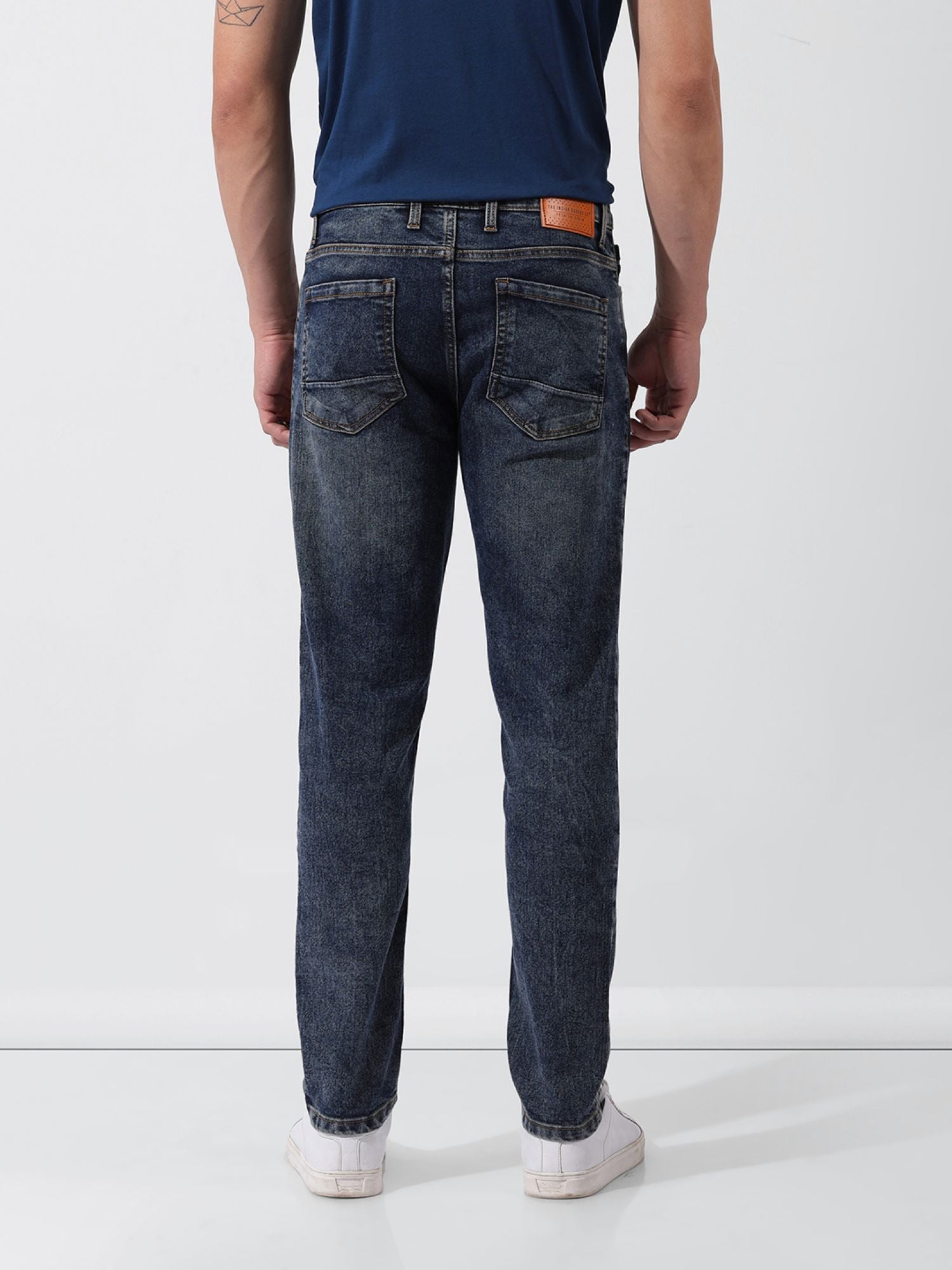 Men's Blue Casual Slim Fit Jeans
