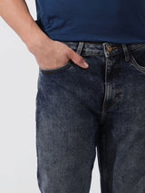 Men's Blue Casual Slim Fit Jeans