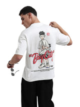 Men's White Casual Solid Regular Fit Crew Neck Half Sleeves Tshirt
