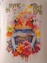 Men's White Casual Oversized Fit Printed Half Sleeves Tshirt