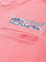Men's Pink Casual Regular Fit Solid Half Sleeves Tshirt