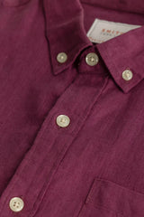 Men's Pink Casual Slim Fit Solid Full Sleeves Shirt