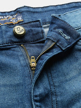 Men's Slim Fit Solid Low Rise Stretchable Jeans