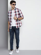 Men's Slim Fit Solid Mid Rise Stretchable Jeans