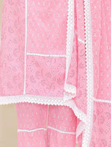 Women's Pink 3 Pieces Kurta Set