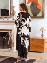 Women's Black Rayon 2 Pieces Kurta Set