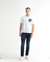Men's Blue Casual Slim Fit Solid Jeans