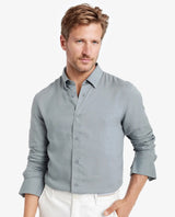 Men's Blue Formal Regular Fit Solid Full Sleeves Shirt
