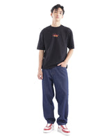 Men's Blue Casual Baggy Fit Solid Jeans