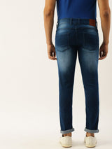 Men's Slim Fit Solid Low Rise Stretchable Jeans