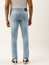 Men's Slim Fit Solid Low Rise Stretchable Jeans