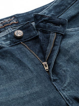 Men's Bootcut Solid Mid Rise Stretchable Jeans