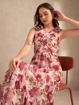 Women's Multicolor Casual Fit & Flared Dress