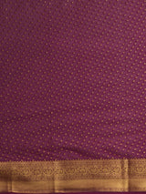 Women's Georgette Red Woven Design Designer Saree with Blouse Piece