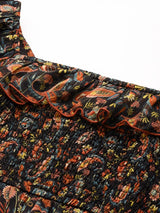 Women's Floral Smocked Tiered Dress
