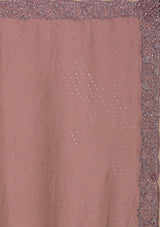 Women's Lavender Stonework Crepe Designer Saree