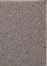 Women's Mauve Work Semi Crepe Designer Saree