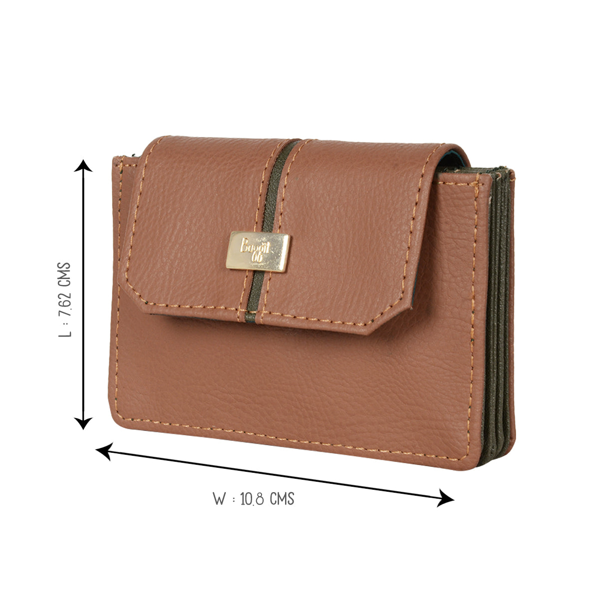 Women's Bustle Brown Small Harmonium Wallet