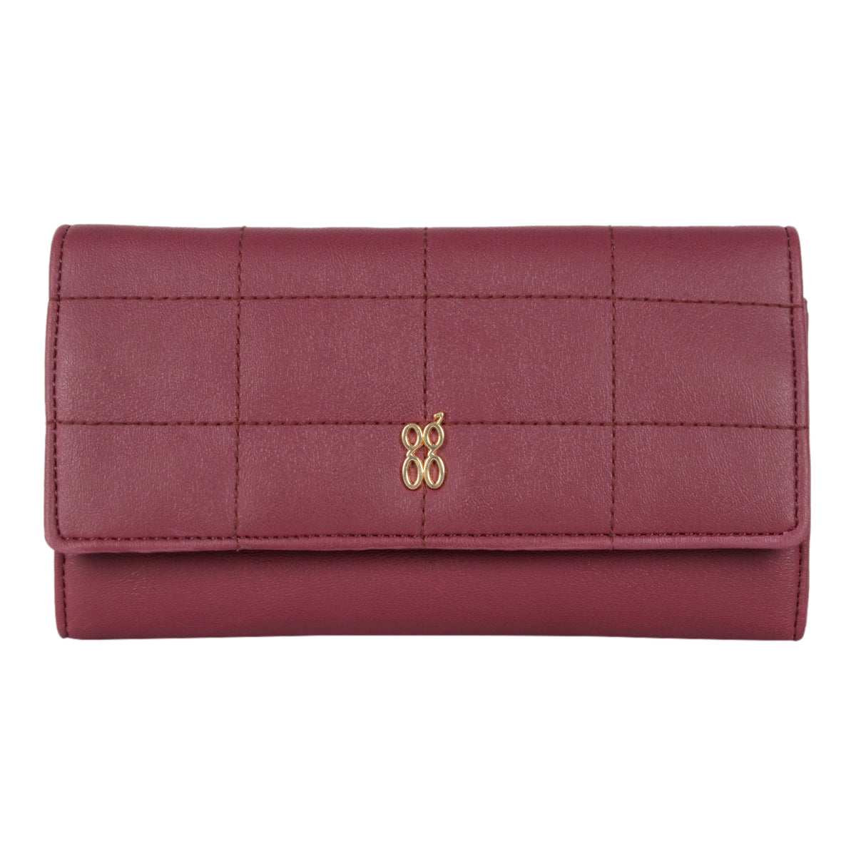 Women's Dragonfruit Red Large 3 Fold Wallet