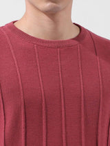 Men's Red Casual Solid Half Sleeves Tshirt