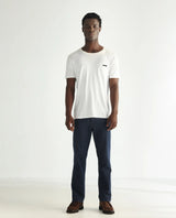 Men's Navy Casual Slim Fit Solid Jeans