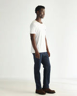 Men's Navy Casual Slim Fit Solid Jeans