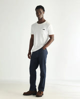 Men's Navy Casual Slim Fit Solid Jeans