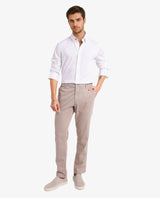 Men's White Casual Regular Fit Solid Full Sleeves Shirt