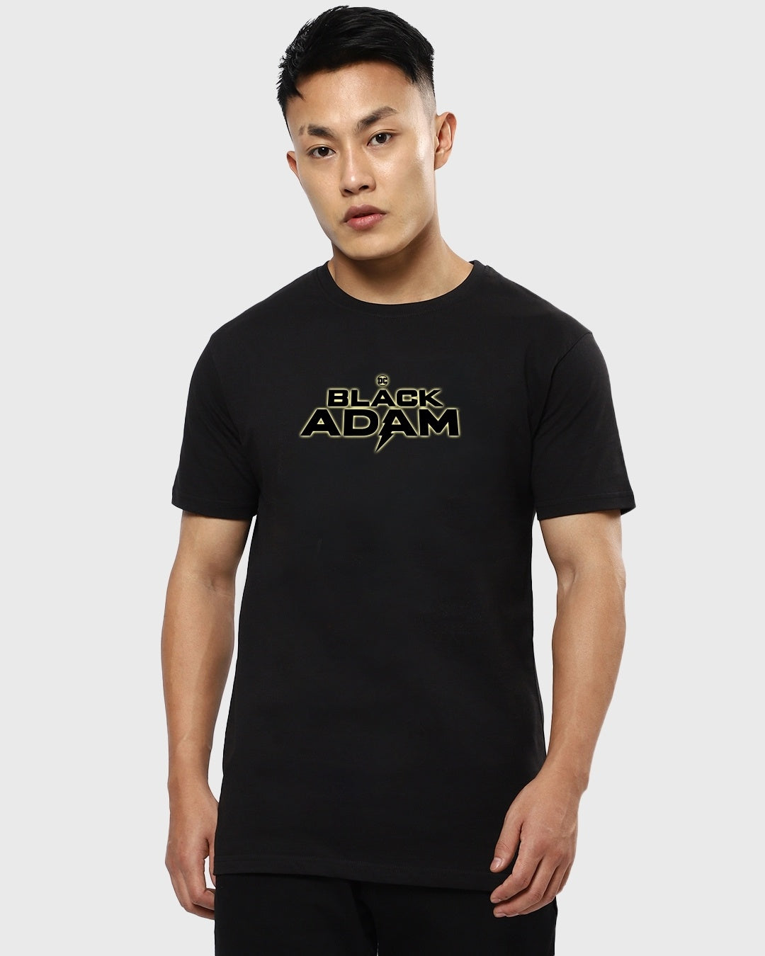 Men's Black Adam Graphic Printed Tshirt