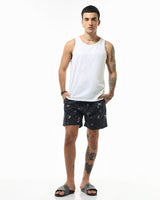 Men's Black Rick & Morty All Over Printed Lounge Wear Boxer