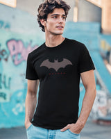 Men's Black Batman Graphic Printed Tshirt