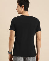 Men's Black Batman Graphic Printed Tshirt